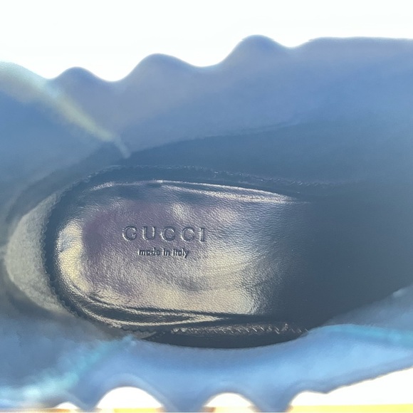 Gucci Golden Studded Black Chelsea Booties SZ 38.5 - Picture 10 of 10